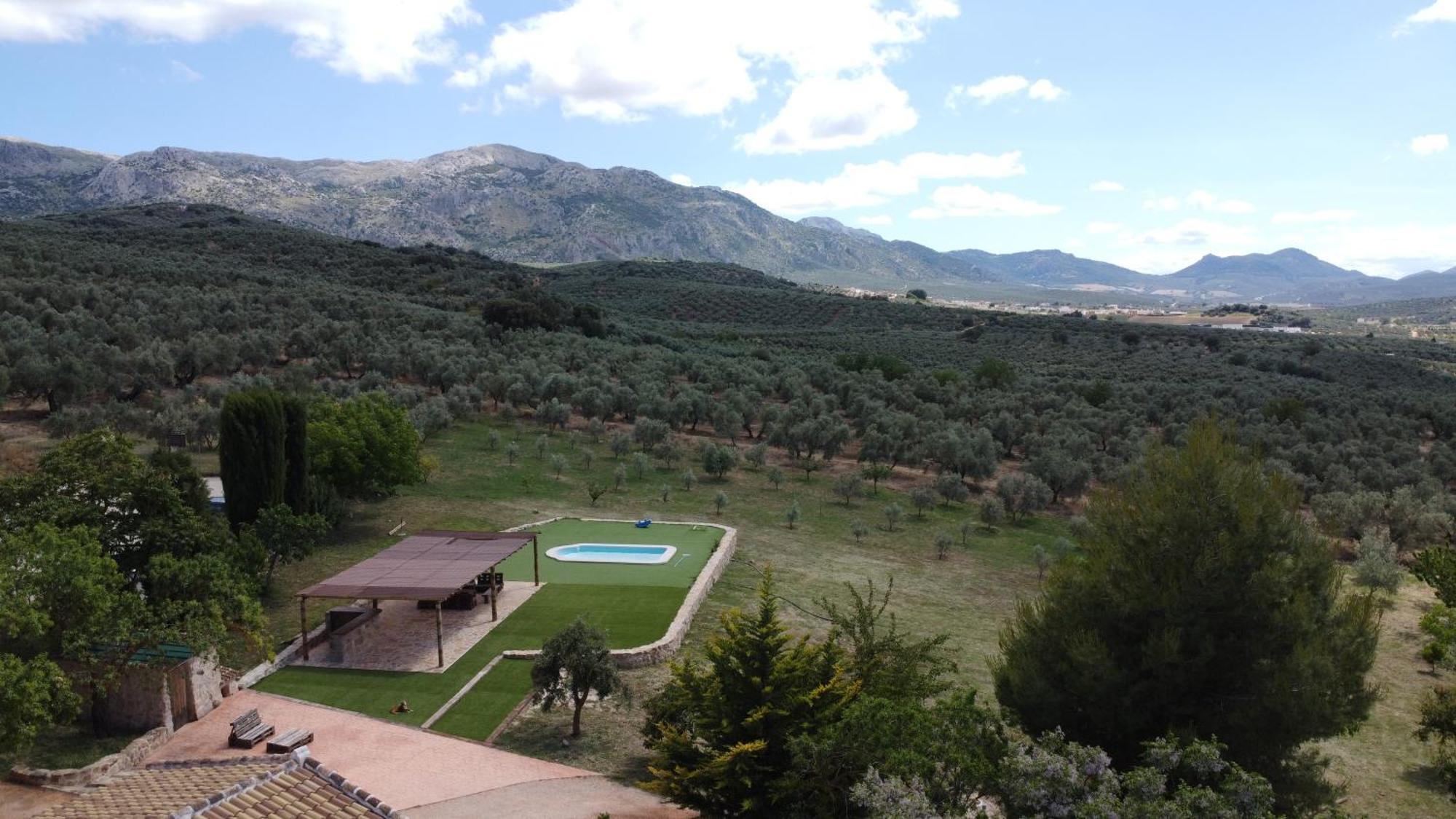 Villa Cortijo Rural Gumeo Málaga Esterno foto
